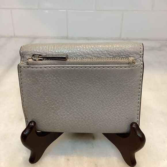 Michael Kors Hudson Pebbled Leather Card Case Wallet - Picture 2 of 13